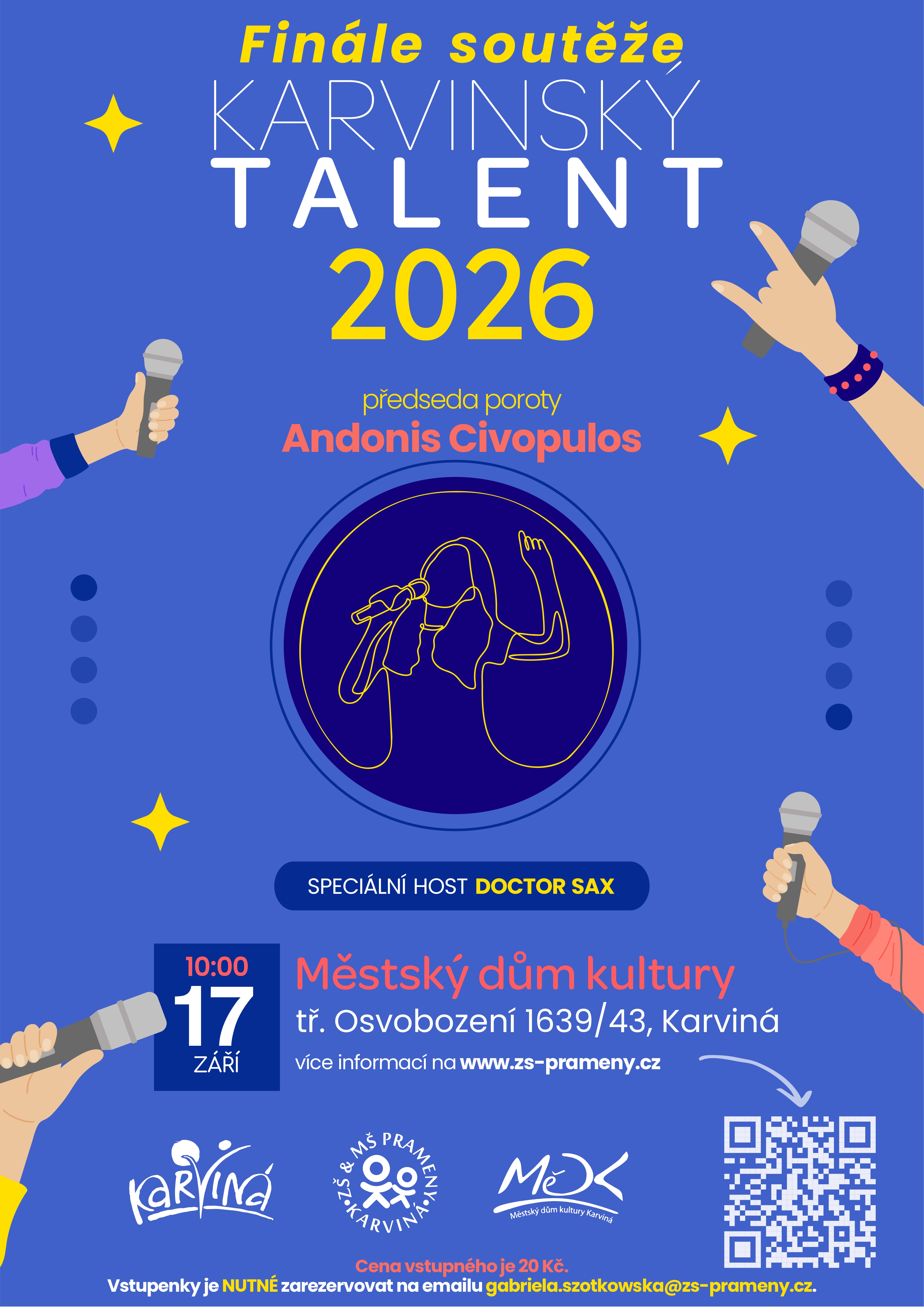 Karvinský talent 2026 - finále soutěže